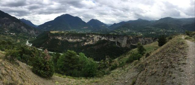 Vue panoramique depuis le Mont Dauphin